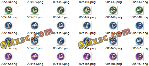 传奇素材-12生肖十组素材-引擎通用-完整无措-世纪亲测